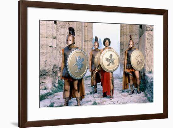 CLASH OF THE TITANS, 1981 directed by DESMOND DAVIS Harry Hamlin is Perseus (photo)-null-Framed Photo