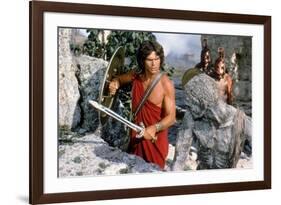 CLASH OF THE TITANS, 1981 directed by DESMOND DAVIS Harry Hamlin (photo)-null-Framed Photo