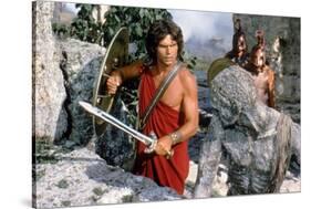 CLASH OF THE TITANS, 1981 directed by DESMOND DAVIS Harry Hamlin (photo)-null-Stretched Canvas