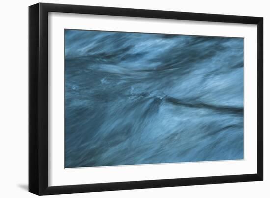 Clashing Waves Of Blue-Anthony Paladino-Framed Giclee Print