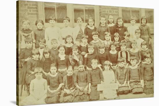 Class 3, Clyde Street School, Deptford, London, 1887-null-Stretched Canvas