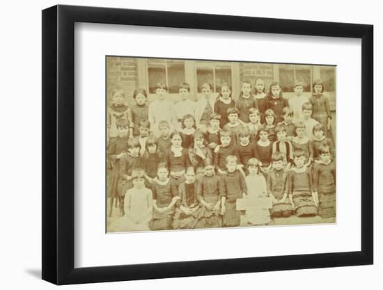 Class 3, Clyde Street School, Deptford, London, 1887-null-Framed Photographic Print