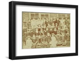 Class 3, Clyde Street School, Deptford, London, 1887-null-Framed Photographic Print