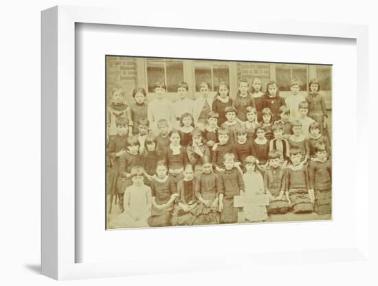 Class 3, Clyde Street School, Deptford, London, 1887-null-Framed Photographic Print