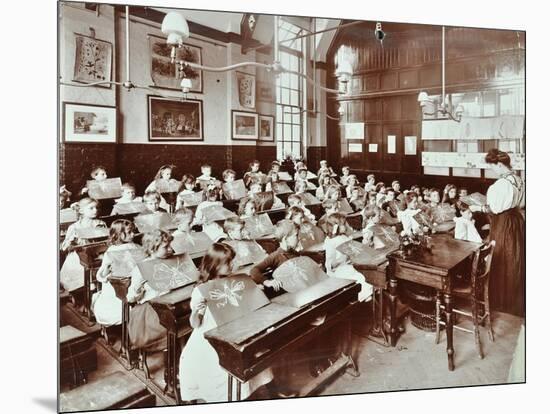 Class 5, Goodrich Road School, Camberwell, London, 1907-null-Mounted Photographic Print