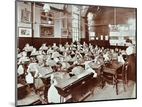 Class 5, Goodrich Road School, Camberwell, London, 1907-null-Mounted Photographic Print