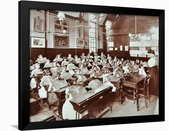 Class 5, Goodrich Road School, Camberwell, London, 1907-null-Framed Photographic Print