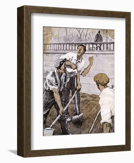 Class Distinction 1934-Eduard Thony-Framed Art Print