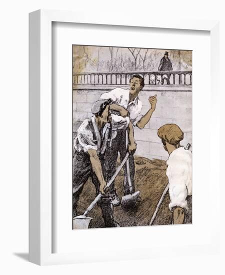 Class Distinction 1934-Eduard Thony-Framed Art Print