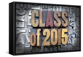 Class of 2015-enterlinedesign-Framed Stretched Canvas