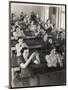 Class of Young Women Learning Sign Language at a School for the Deaf-null-Mounted Art Print