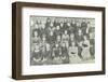 Class Photograph, Bloomfield Road Girls School, Plumstead, London, 1891-null-Framed Photographic Print