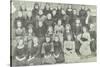 Class Photograph, Bloomfield Road Girls School, Plumstead, London, 1891-null-Stretched Canvas