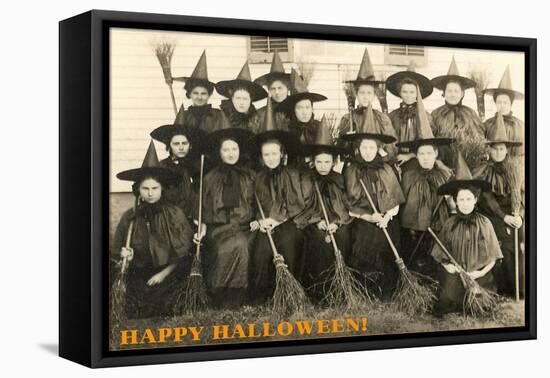 Class Picture of Witches-null-Framed Stretched Canvas