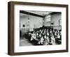 Class Reading from Books, Southfields Infants School, Wandsworth, London, 1907-null-Framed Photographic Print