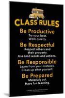 Class Rules-Gerard Aflague Collection-Mounted Poster