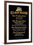 Class Rules-Gerard Aflague Collection-Framed Art Print