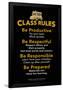 Class Rules-Gerard Aflague Collection-Framed Poster