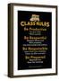 Class Rules-Gerard Aflague Collection-Framed Art Print