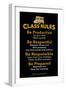 Class Rules-Gerard Aflague Collection-Framed Art Print