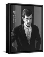 Classe tous risques by Claude Sautet with Jean-Paul Belmondo, 1960 (b/w photo)-null-Framed Stretched Canvas