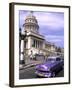 Classic 1950's Auto at Havana Capitol, Havana, Cuba-Bill Bachmann-Framed Premium Photographic Print