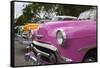 Classic 1950's car in Old Havana, Cuba.-Michele Niles-Framed Stretched Canvas