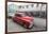 Classic 1950s Pontiac taxi, locally known as almendrones in the town of Cienfuegos, Cuba, West Indi-Michael Nolan-Framed Photographic Print