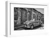 Classic 1953 Chevy Against Worn Stone Wall, Cojimar, Havana, Cuba-Bill Bachmann-Framed Photographic Print