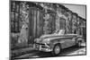 Classic 1953 Chevy Against Worn Stone Wall, Cojimar, Havana, Cuba-Bill Bachmann-Mounted Photographic Print