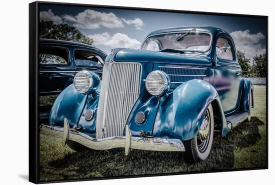 Classic American Automobile-David Challinor-Framed Stretched Canvas