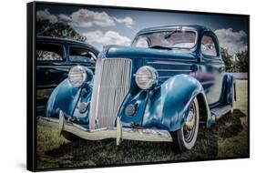 Classic American Automobile-David Challinor-Framed Stretched Canvas