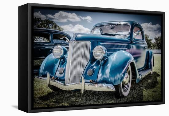 Classic American Automobile-David Challinor-Framed Stretched Canvas