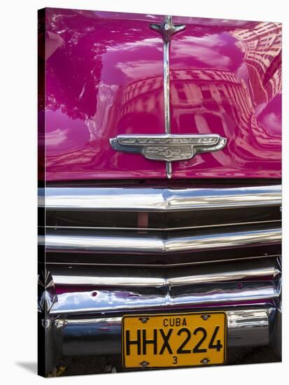 Classic American Car (Chevrolet), Havana, Cuba-Jon Arnold-Stretched Canvas