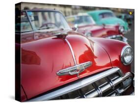 Classic American Car (Chevrolet), Havana, Cuba-Jon Arnold-Stretched Canvas