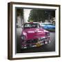 Classic American Car (Chevrolet), Paseo Del Prado, Havana, Cuba-Jon Arnold-Framed Photographic Print