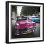 Classic American Car (Chevrolet), Paseo Del Prado, Havana, Cuba-Jon Arnold-Framed Photographic Print