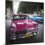 Classic American Car (Chevrolet), Paseo Del Prado, Havana, Cuba-Jon Arnold-Mounted Photographic Print