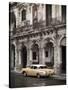 Classic American Car (Chevrolet), Paseo Del Prado, Havana, Cuba-Jon Arnold-Stretched Canvas