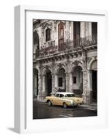 Classic American Car (Chevrolet), Paseo Del Prado, Havana, Cuba-Jon Arnold-Framed Photographic Print