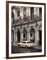 Classic American Car (Chevrolet), Paseo Del Prado, Havana, Cuba-Jon Arnold-Framed Photographic Print