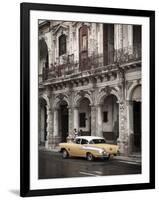 Classic American Car (Chevrolet), Paseo Del Prado, Havana, Cuba-Jon Arnold-Framed Photographic Print