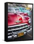 Classic American Car, Havana, Cuba-Jon Arnold-Framed Stretched Canvas