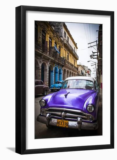 Classic American Car, Havana, Cuba-Jon Arnold-Framed Photographic Print