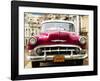 Classic American car in Habana, Cuba-Gasoline Images-Framed Art Print