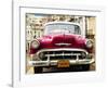 Classic American car in Habana, Cuba-Gasoline Images-Framed Art Print