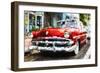 Classic American Car - In the Style of Oil Painting-Philippe Hugonnard-Framed Giclee Print