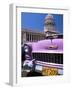 Classic American Car Outside the Capitolio, Havana, Cuba, West Indies, Central America-Lee Frost-Framed Photographic Print