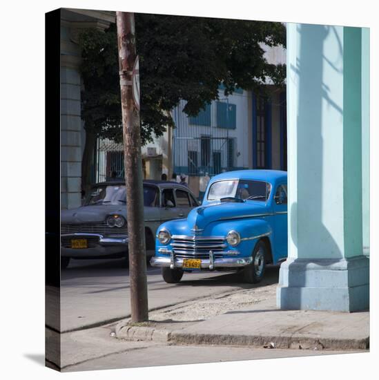 Classic American Car (Plymouth), Havana, Cuba-Jon Arnold-Stretched Canvas