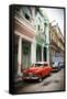 Classic American Car (Plymouth), Havana, Cuba-Jon Arnold-Framed Stretched Canvas